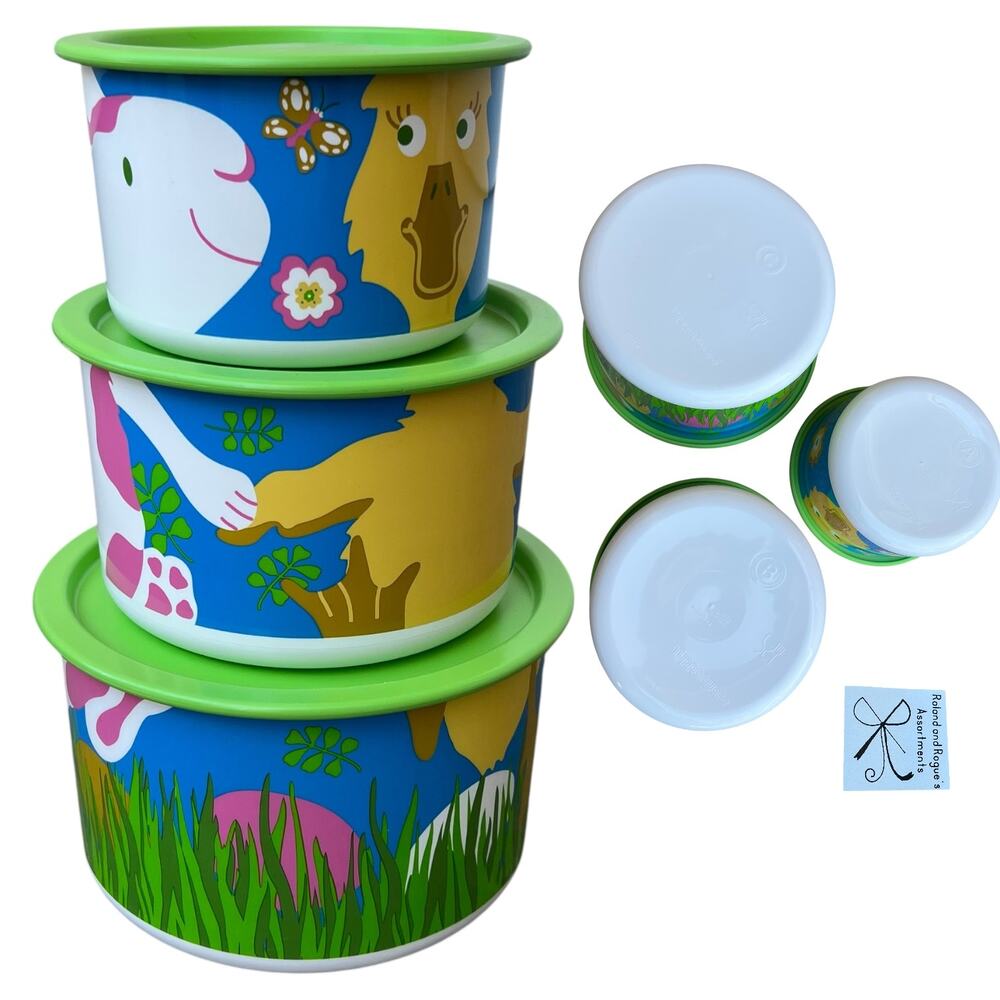 Tupperware Spring 3-CT Nesting Storage Containers